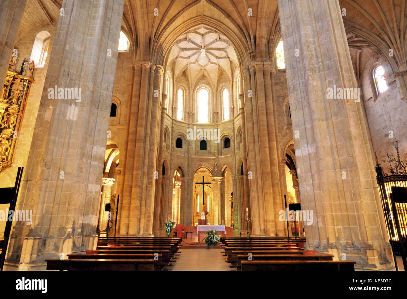 Spain, La Rioja, interior view of the cathedral of Santo Domingo de la Calzada, Stock Photo