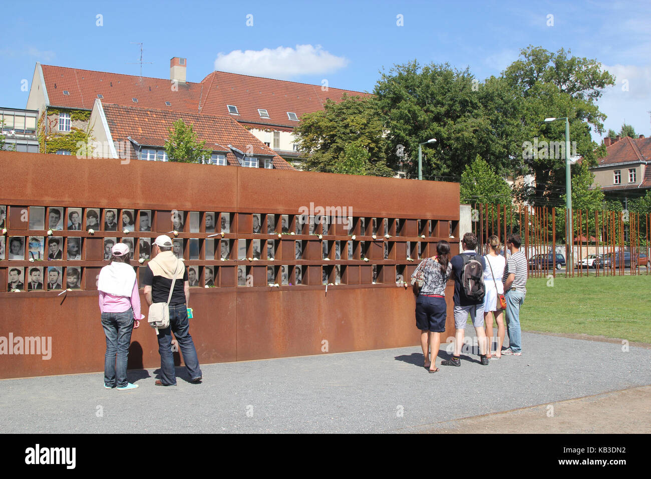 Memorial, Berlin Wall, Stock Photo