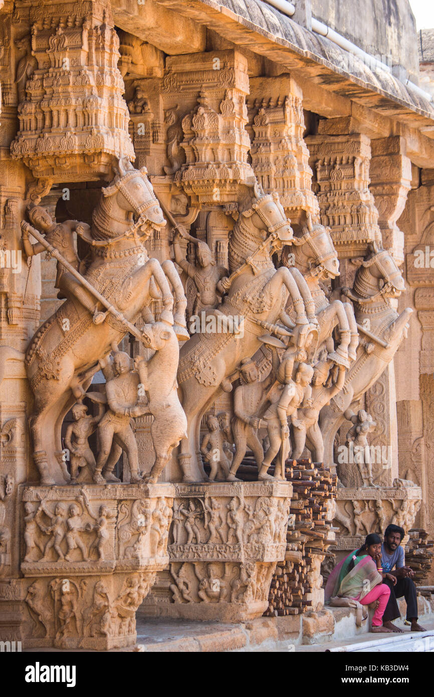 India, Tamil Nadu, Sriranganathashwami temple, Srirangan Tiruchirappali Stock Photo