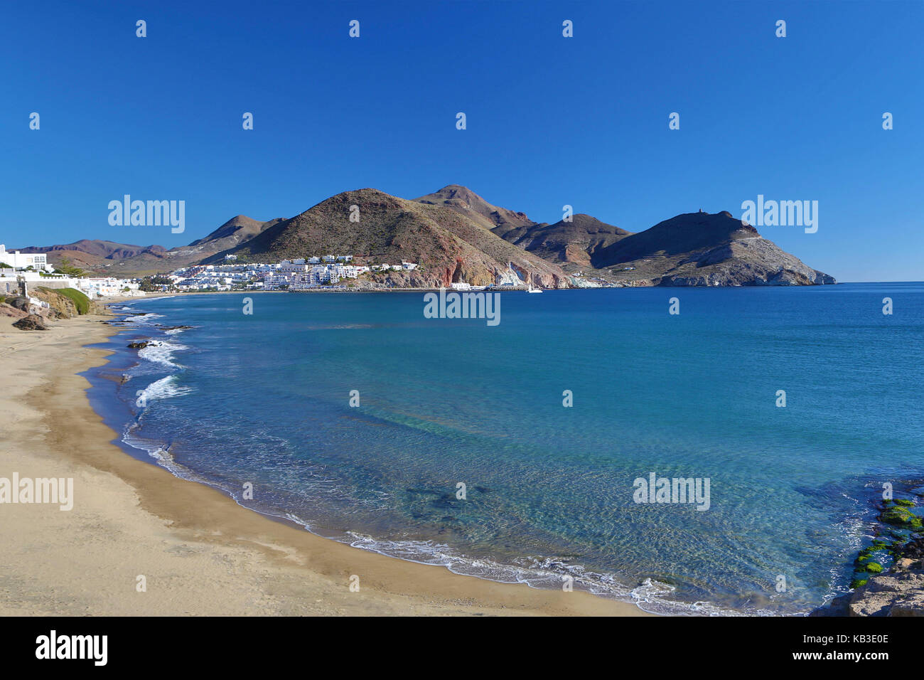 Spain, region Andalusia, province Almeria, San Jose, close Cabo de Gata Stock Photo