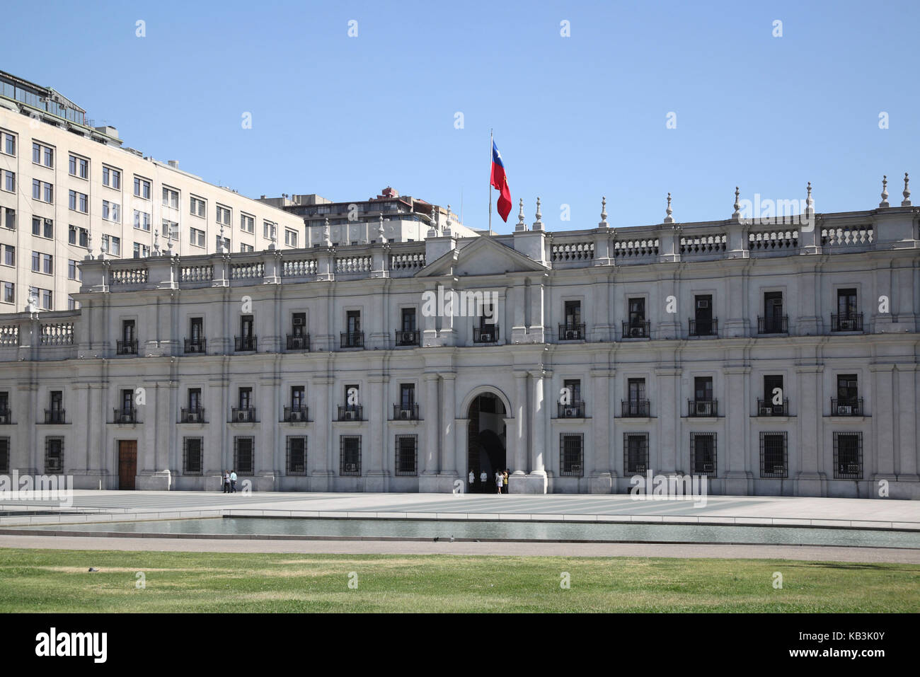 Chile, Santiago, Palacio de La Moneda Stock Photo - Alamy