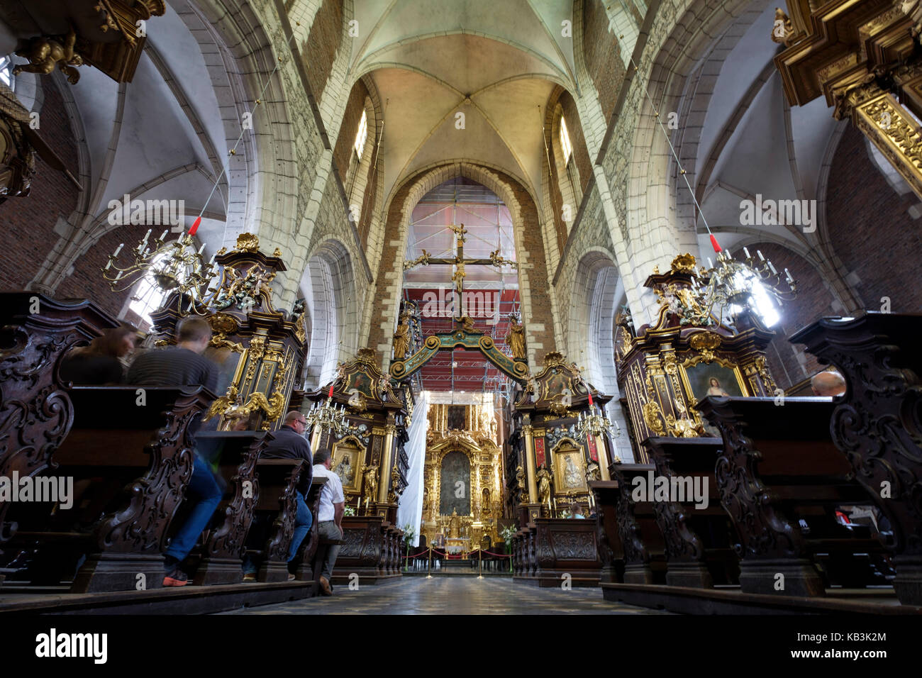 Corpus Christi Basilica in Krakow, Poland, Europe Stock Photo