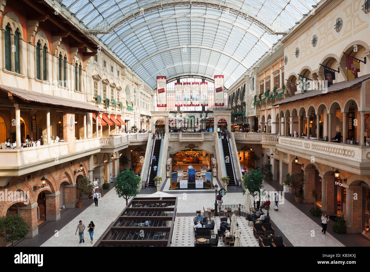 UAE, Dubai, jumeira, Mercato Mall, interior Stock Photo