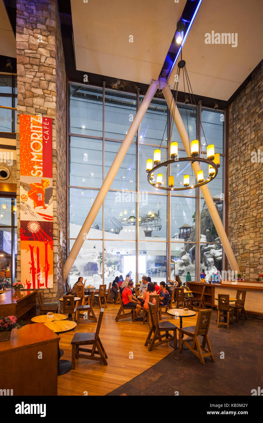 Uae Dubai Al Barsha Mall Of The Emirates View Of The Ski Dubai