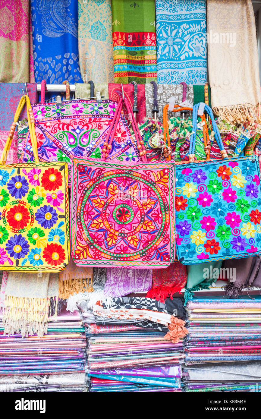 UAE, Dubai, Deira, souvenir bags Stock Photo Alamy