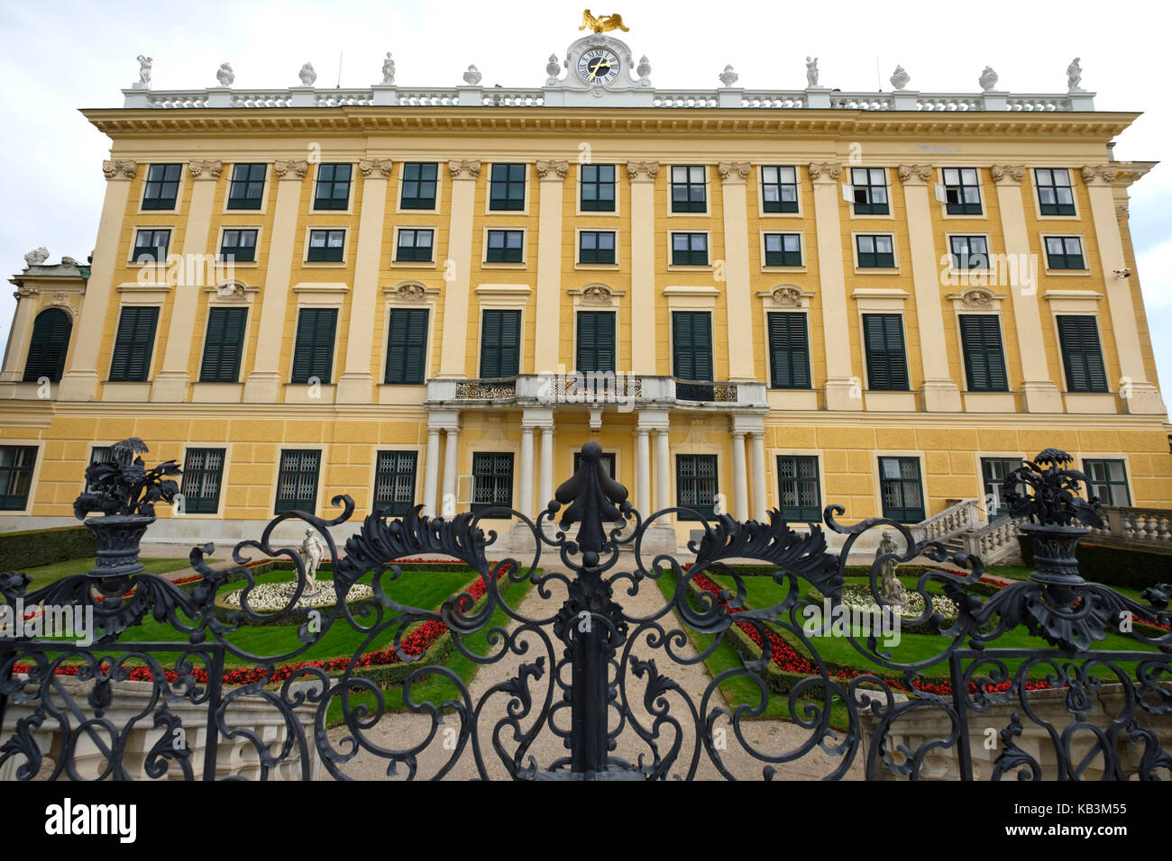 Schönbrunn Palace in Vienna, Austria, Europe Stock Photo