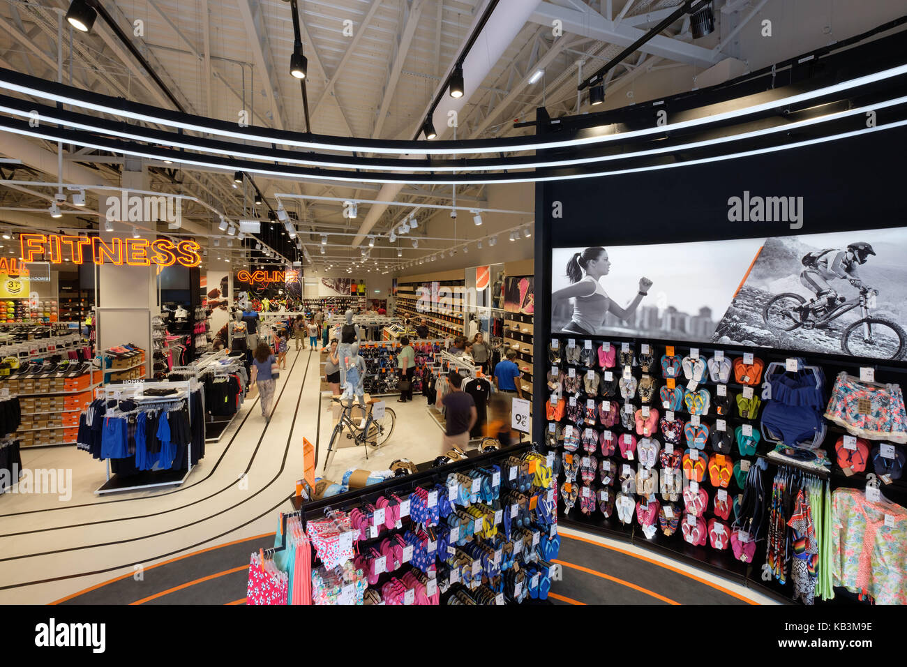 Sports shop interior hi res stock photography and images Alamy