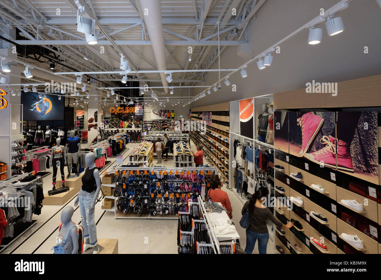 NBA Jerseys, Modell's Sporting Goods Store Interior, NYC Stock Photo - Alamy