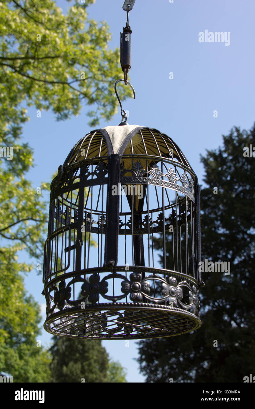 Bird cage hanging hires stock photography and images Alamy