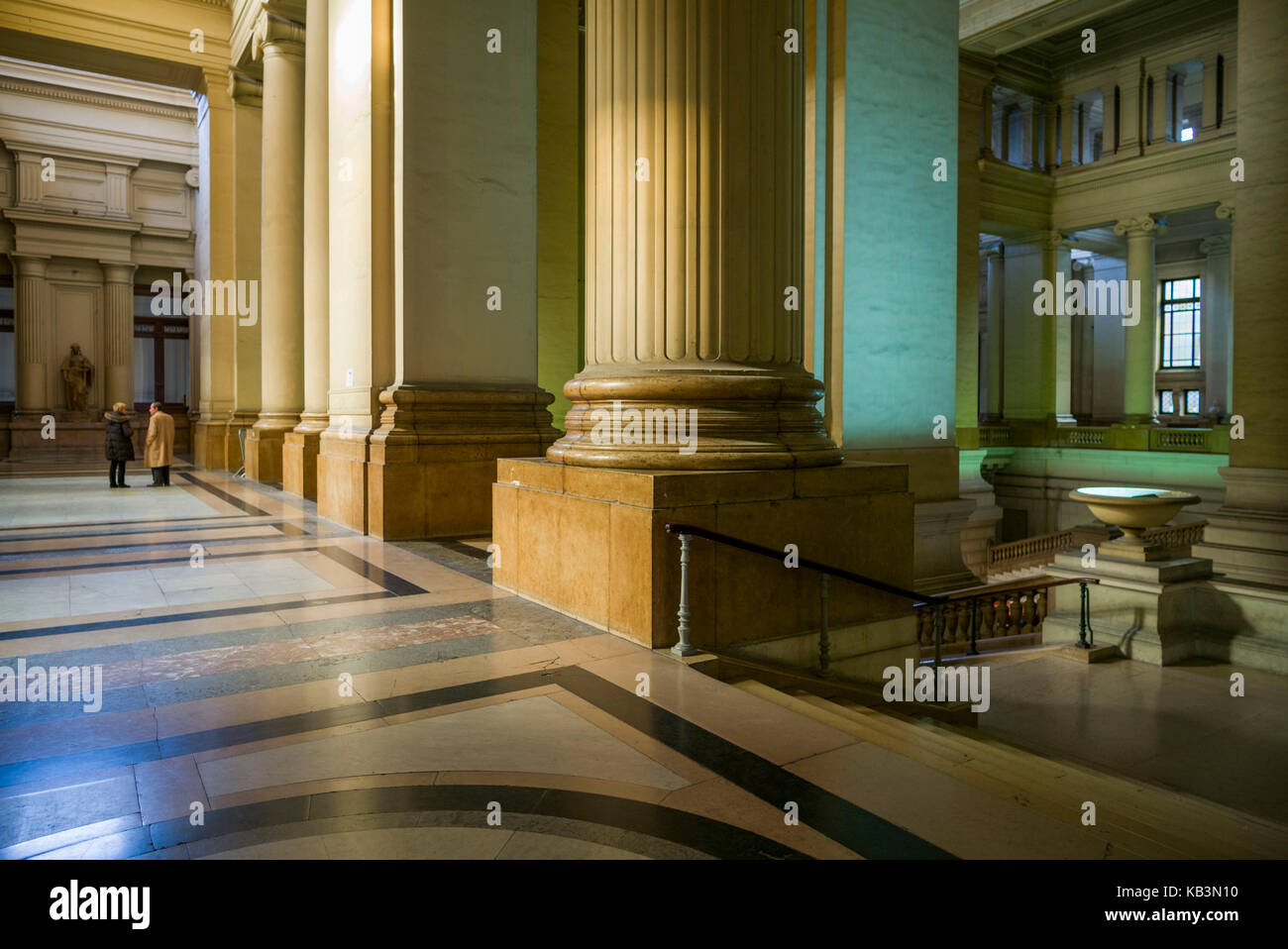 Belgium, Brussels, Place Poelaert, Palais de Justice, interior Stock Photo