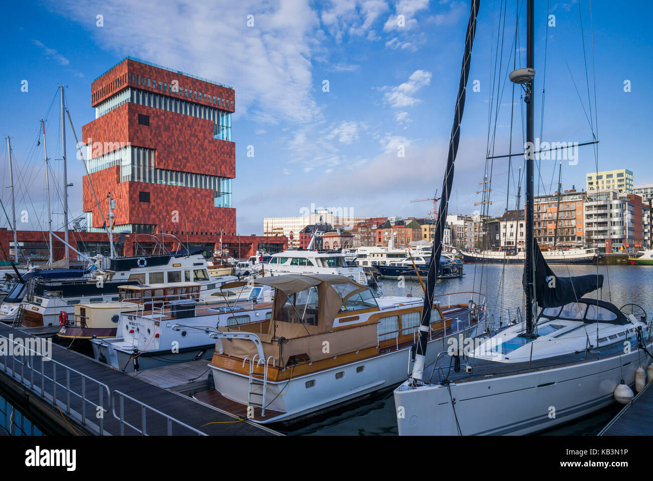 Belgium, Antwerp, MAS museum, exterior Stock Photo - Alamy