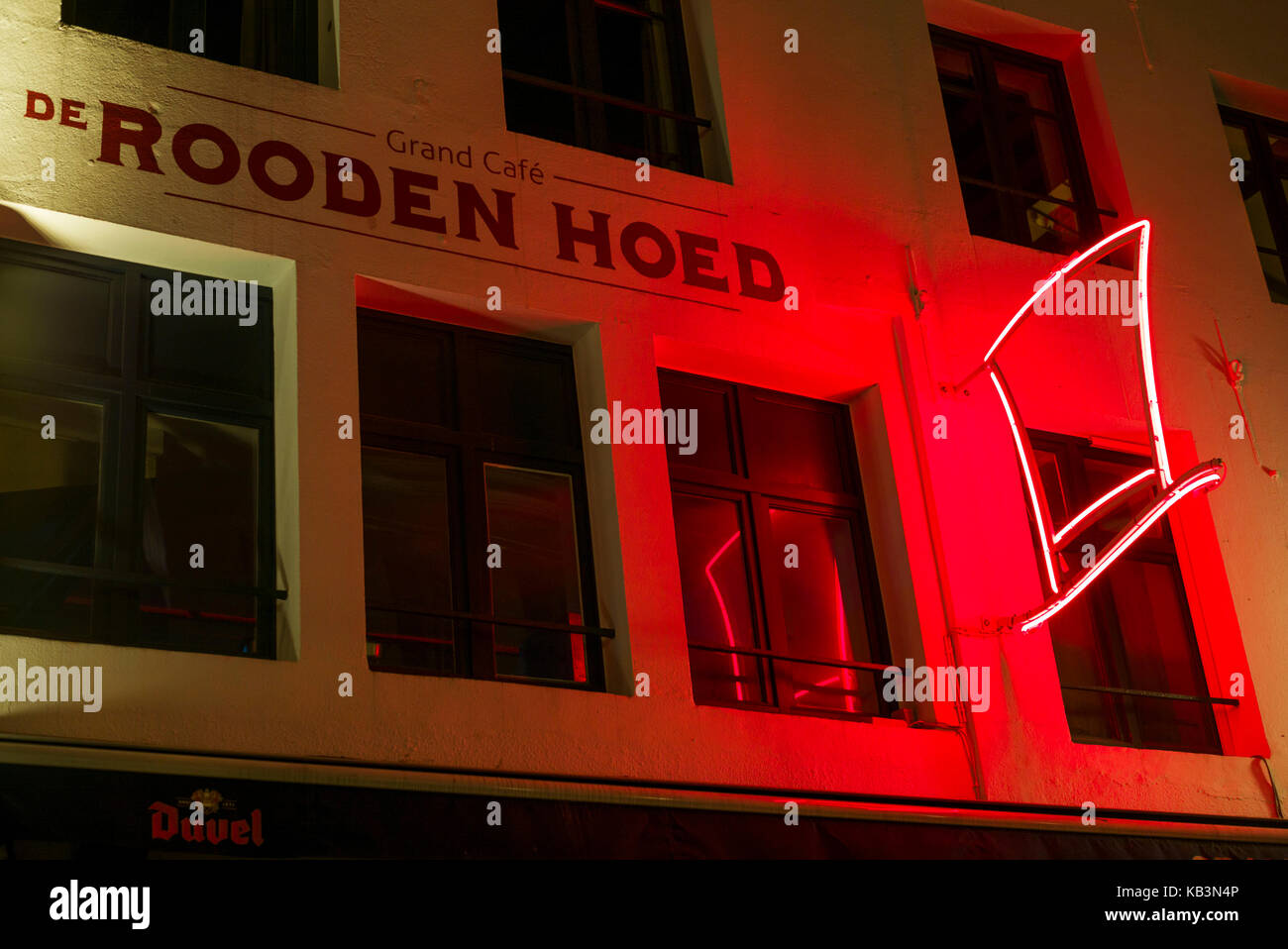 Belgium, Antwerp, De Rooden Hoed, The Red Hat Bar Stock Photo - Alamy