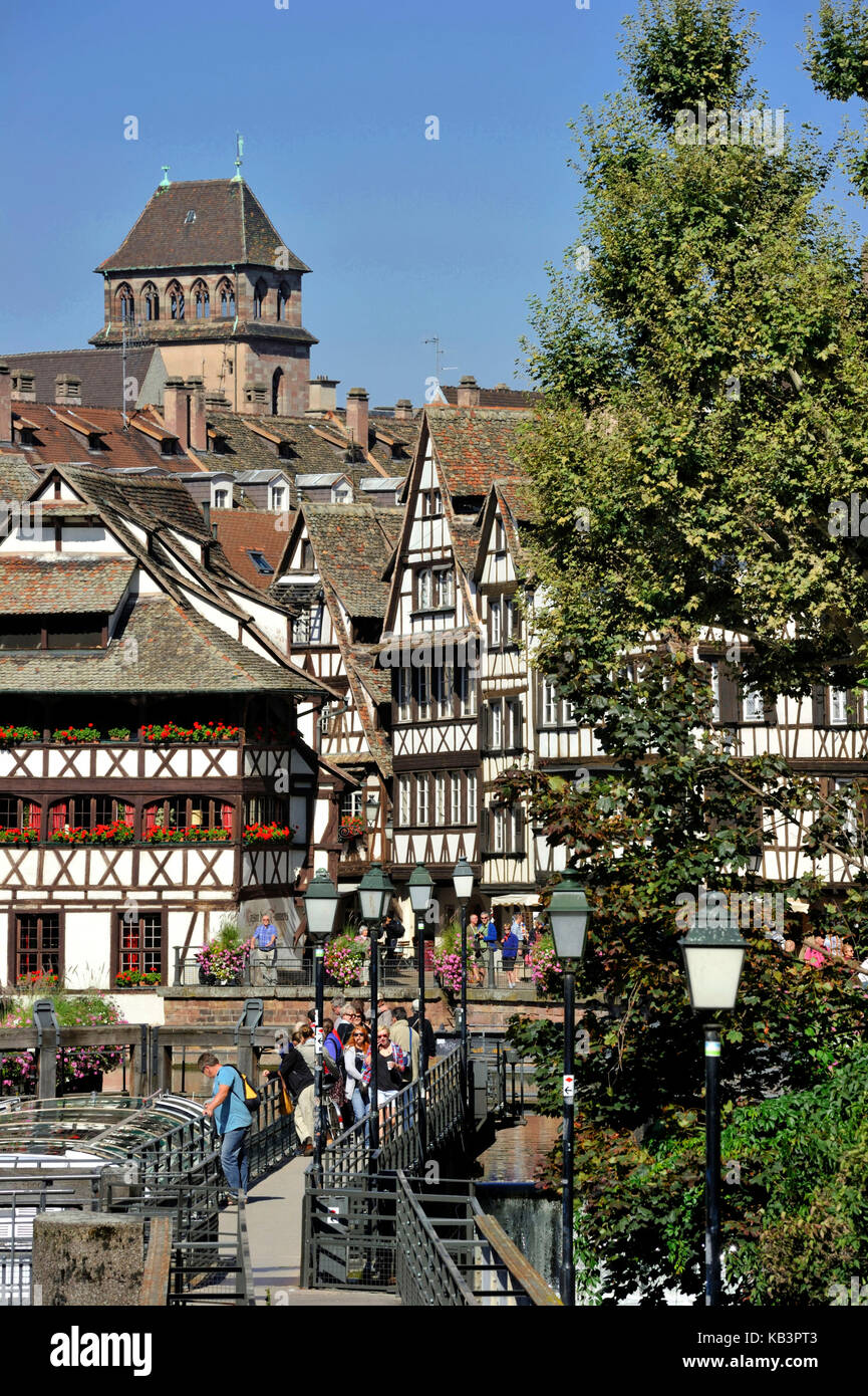 France, Bas Rhin, Strasbourg, old town listed as World Heritage by ...