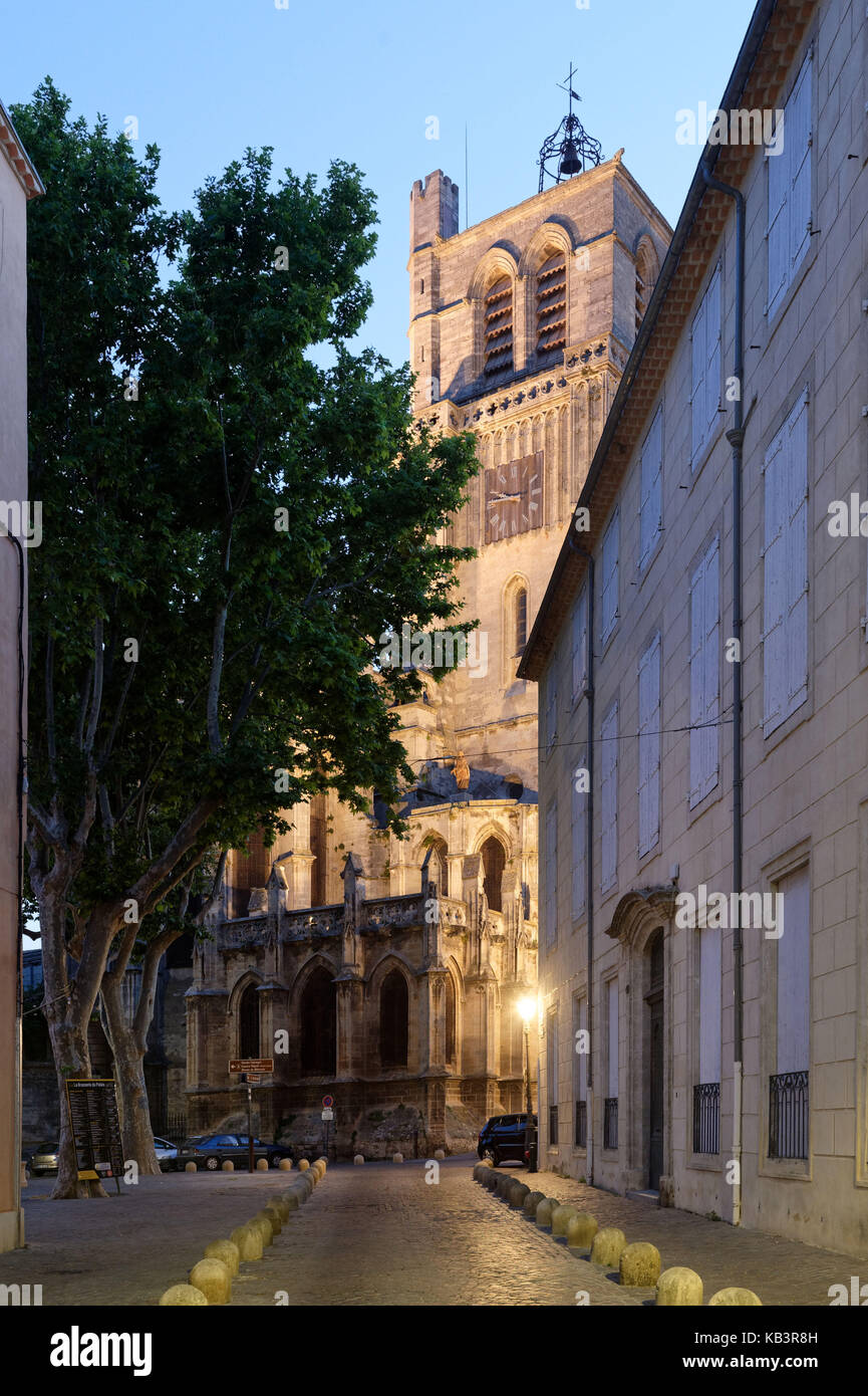 France, Herault, Beziers, Saint Nazaire Cathedral Stock Photo - Alamy
