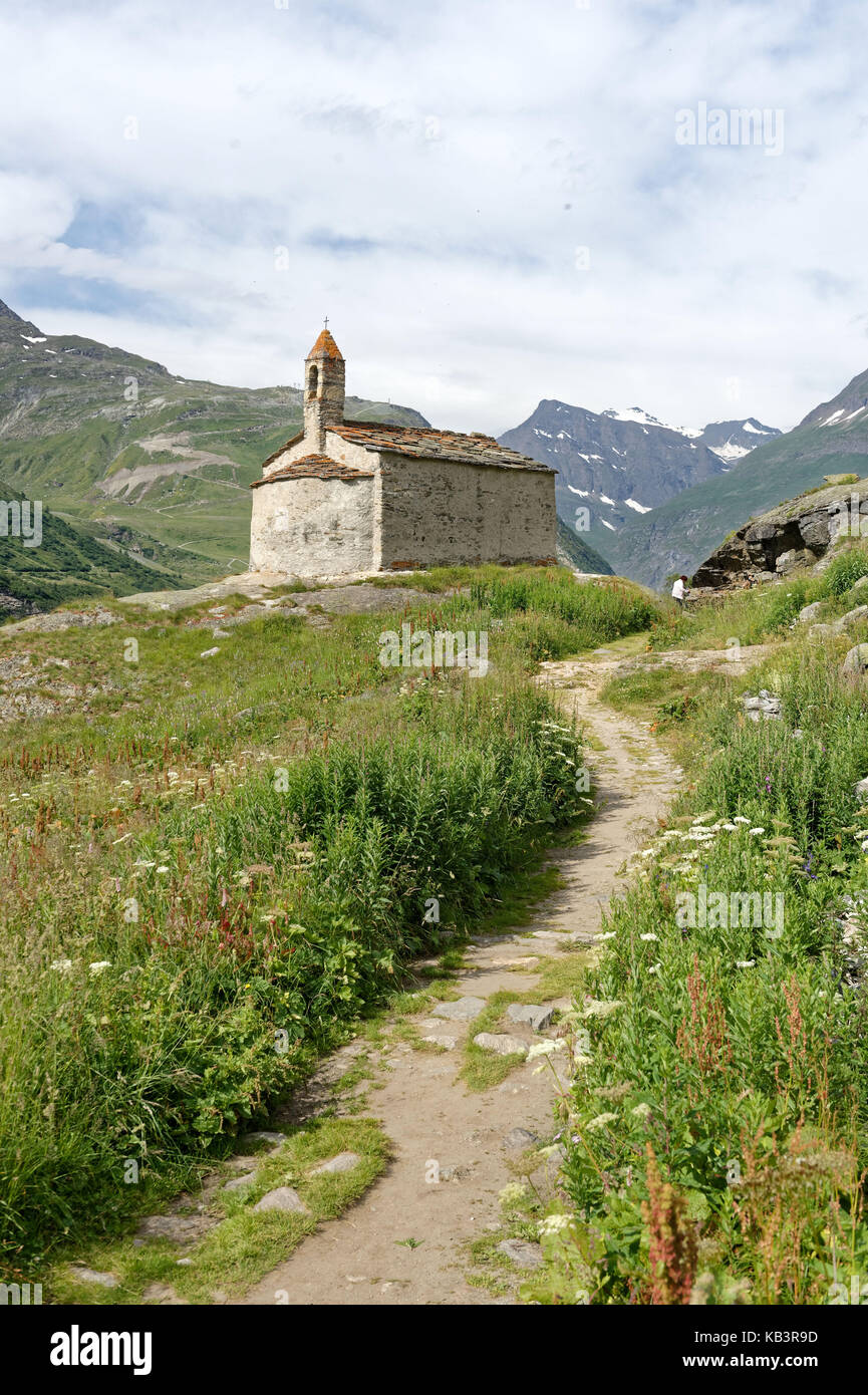 France, Savoie, Vanoise National Park, Bonneval sur Arc, hamlet of L'Ecot Stock Photo
