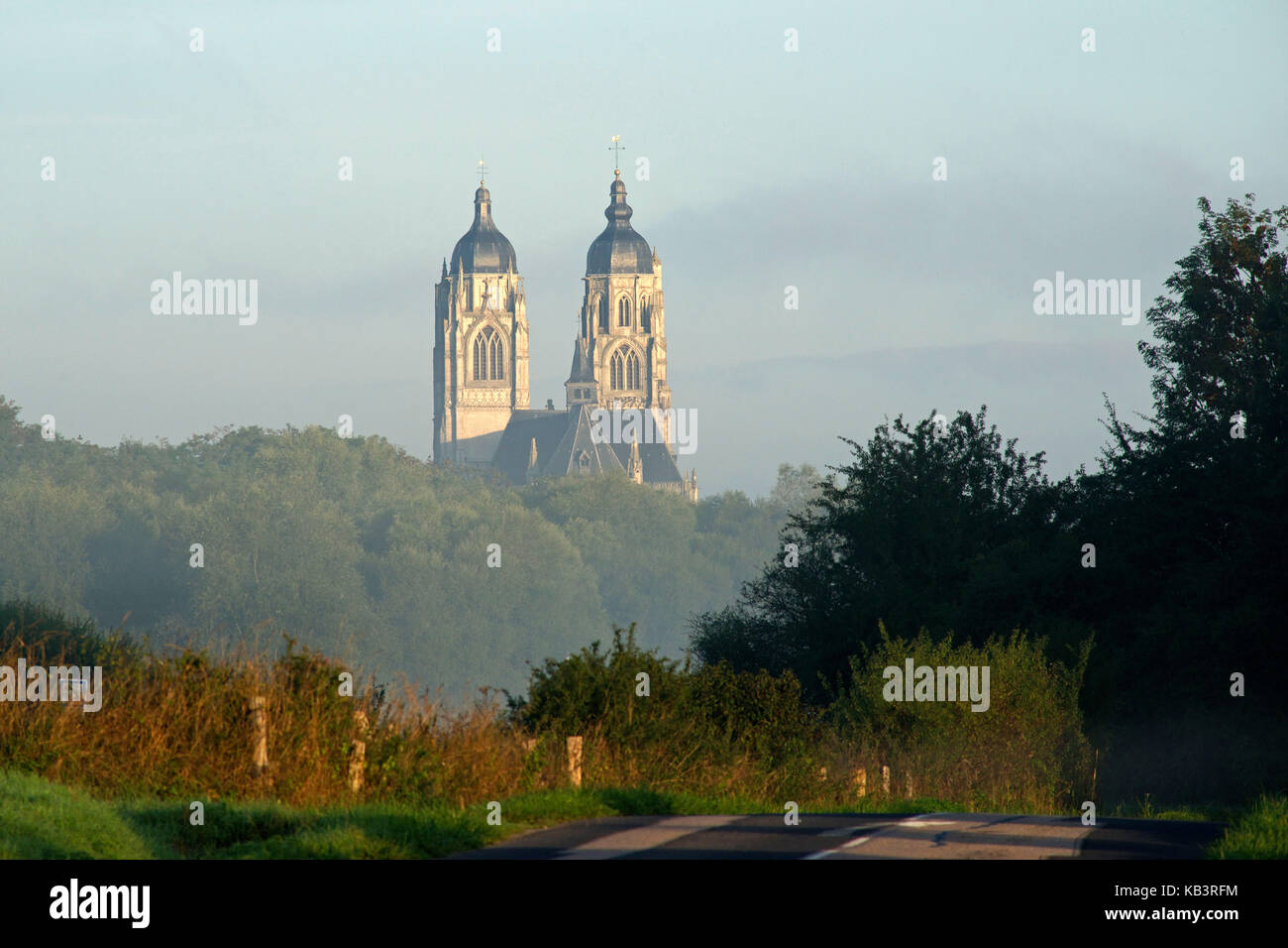 France, Meurthe et Moselle, the basilica of Saint Nicolas de Port Stock Photo