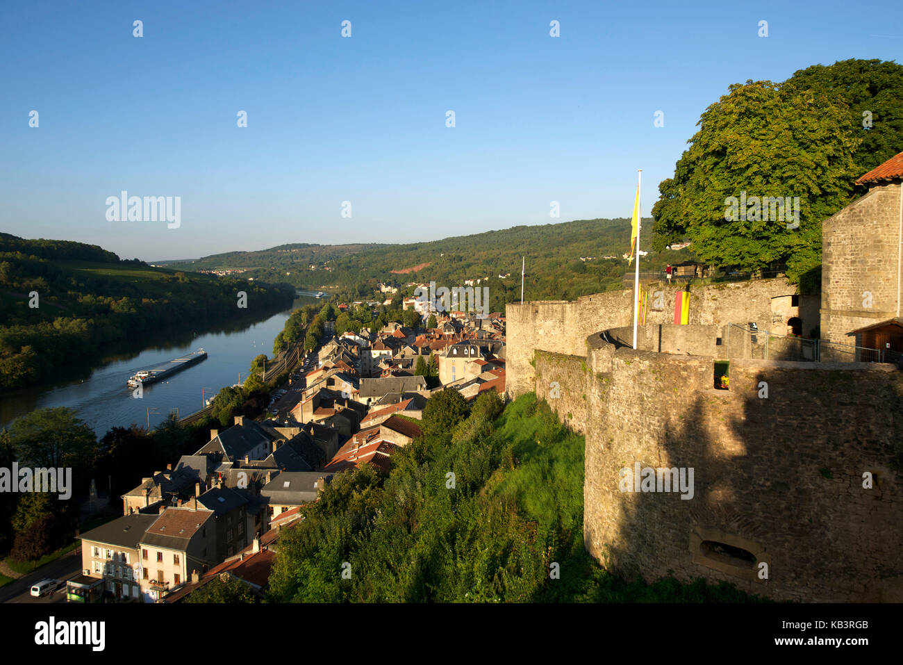 France, Moselle, Moselle valley, Sierck les Bains Stock Photo