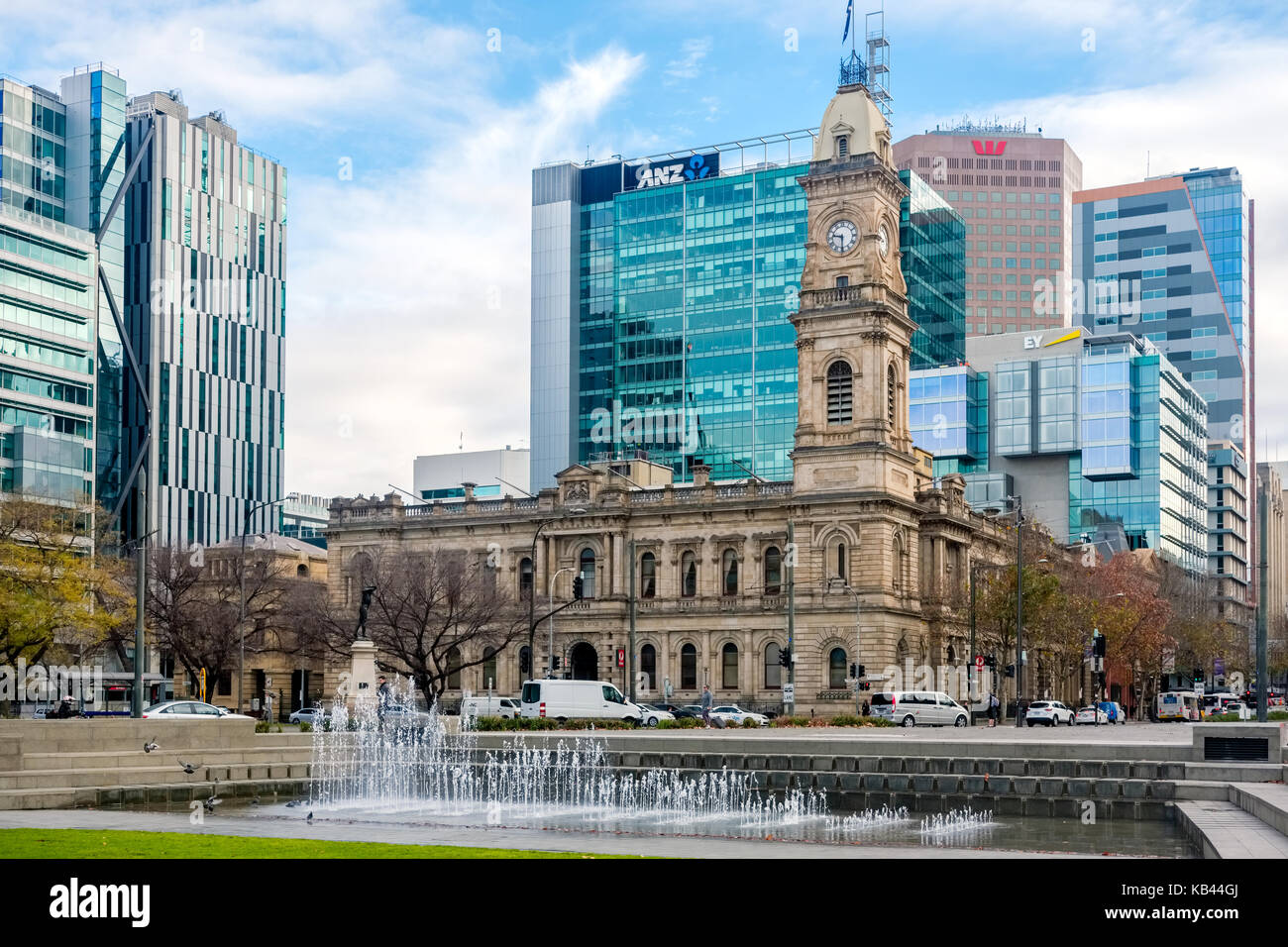 Adelaide, Australia June 28, 2017 Victoria Square viewed from South