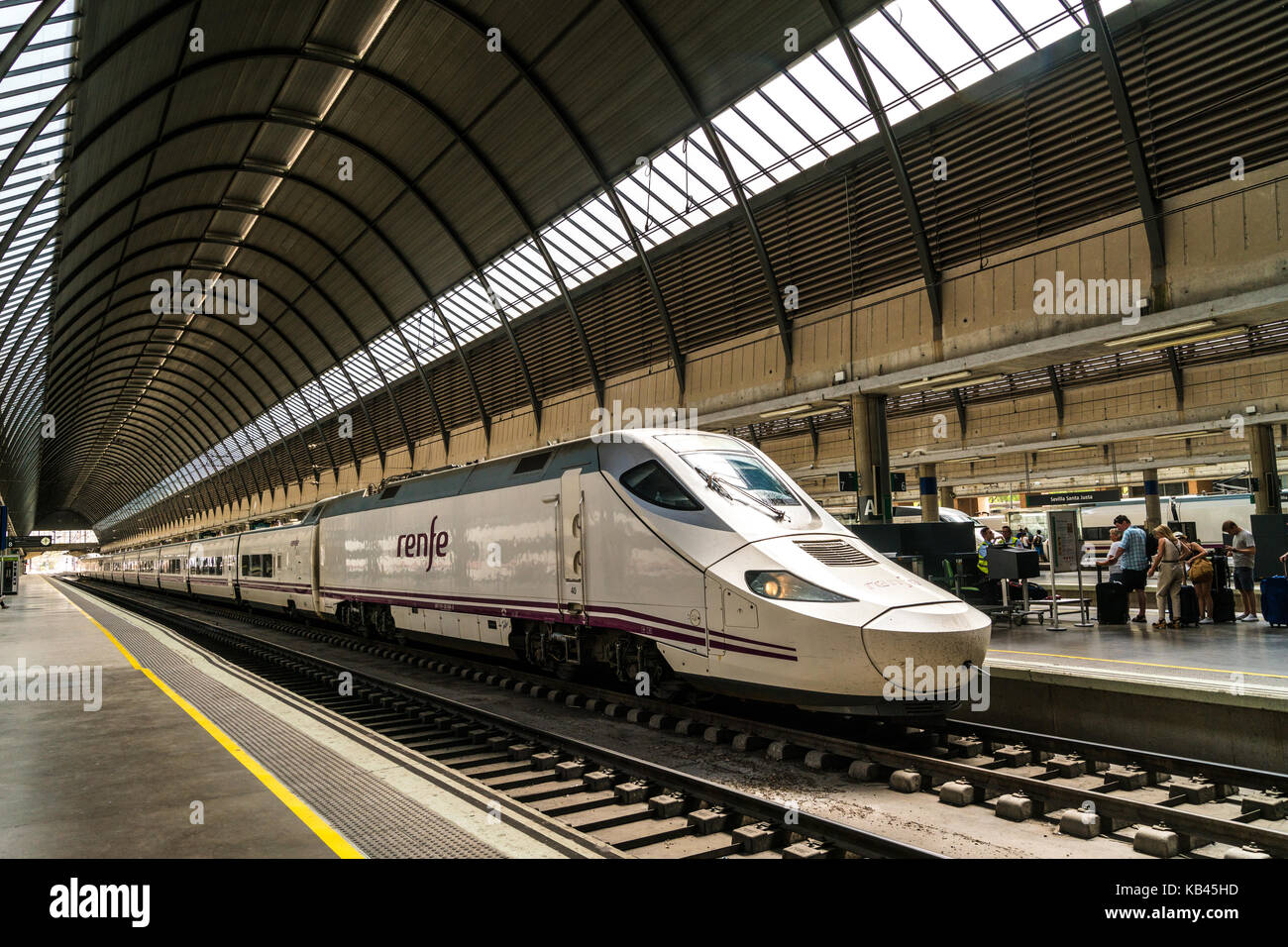 Railway station in Seville, Spain Stock Photo Alamy