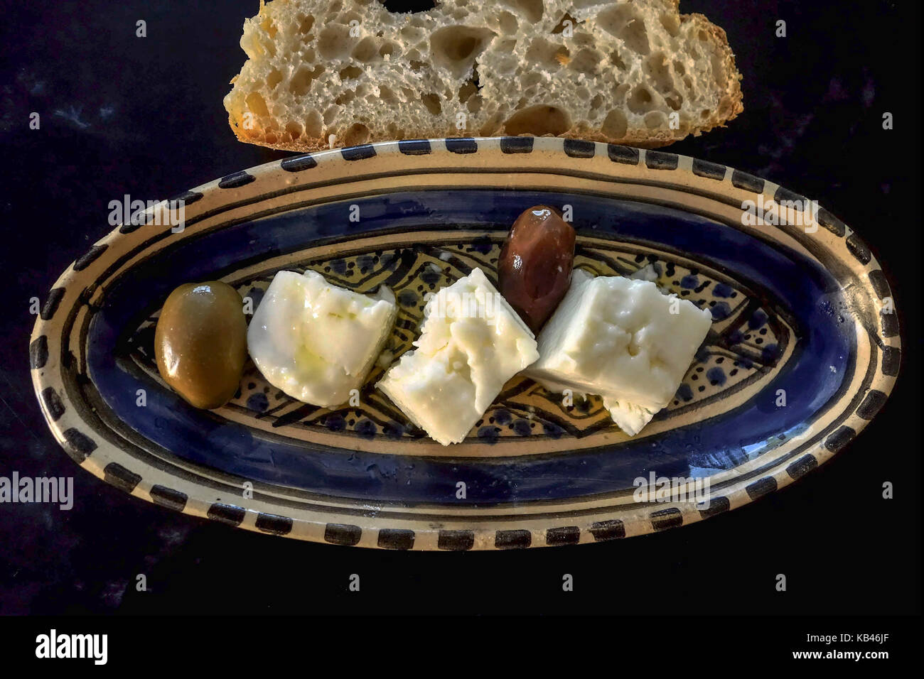 Traditional Greek Tiromalama Goat Cheese from Crete Stock Photo Alamy