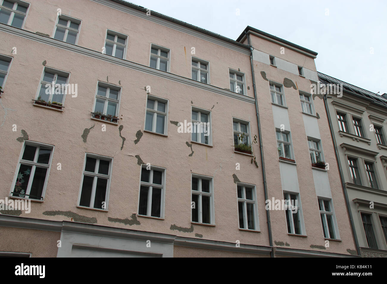 flats building on Linien street in Berlin (Germany). Stock Photo