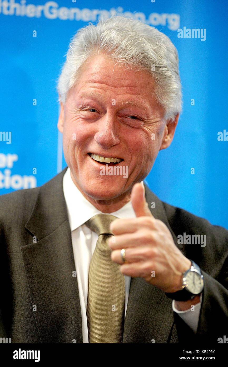 NEW YORK - FEBRUARY 18: Bill Clinton, who holds the honorary status as ...