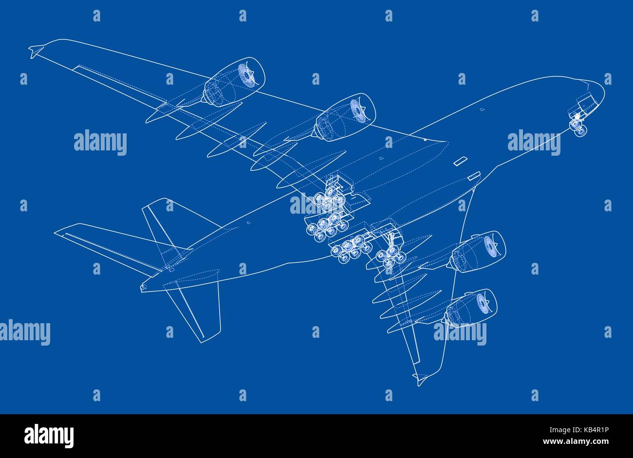 Passenger aircraft. Vector Stock Vector Image & Art - Alamy