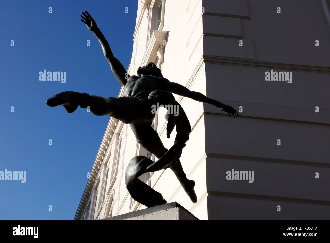 Jete sculpture on  Millbank, Westminster, London, UK Stock Photo