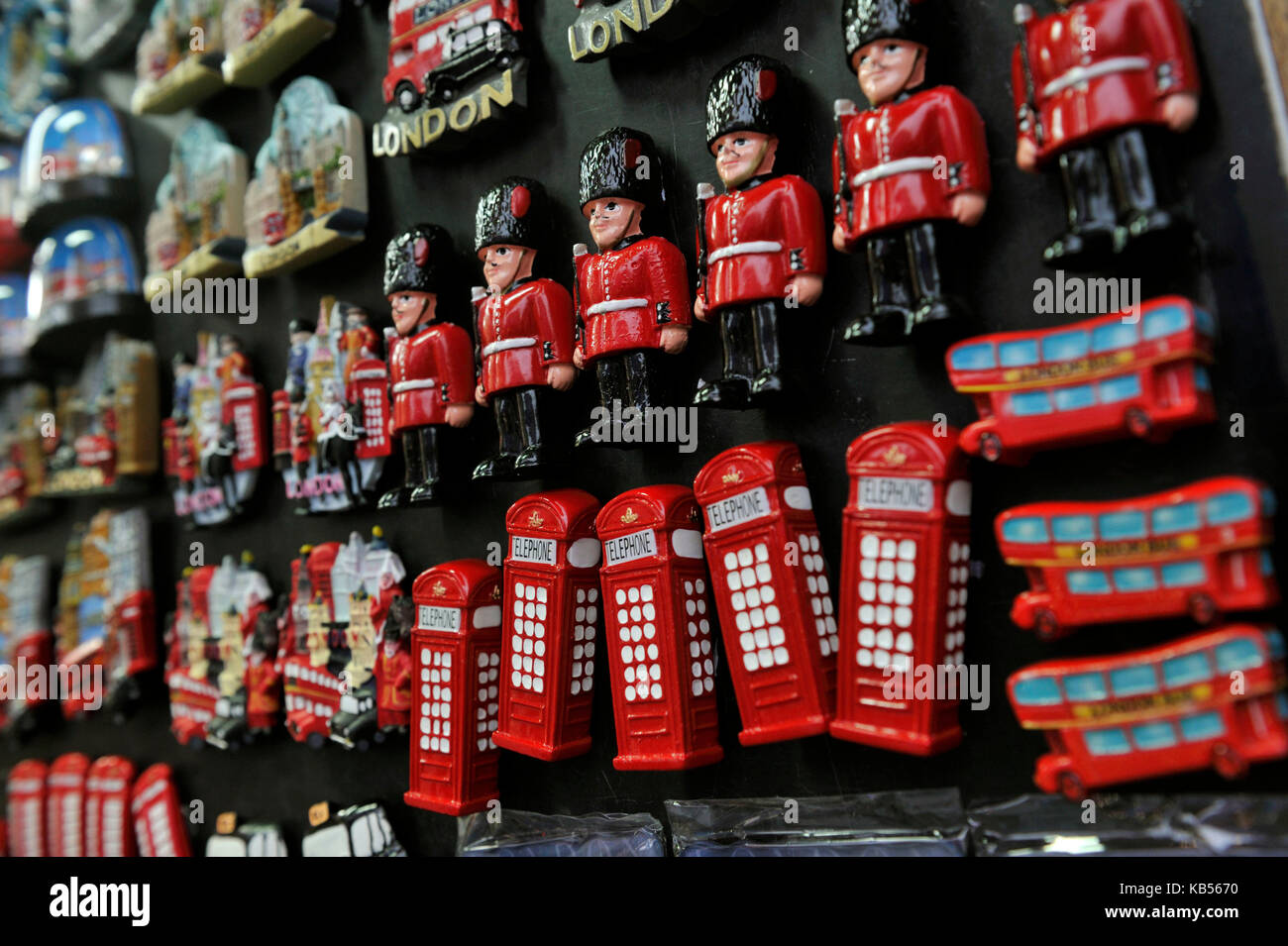 United Kingdom, London, Mayfair, souvenir shop at Piccadilly Stock