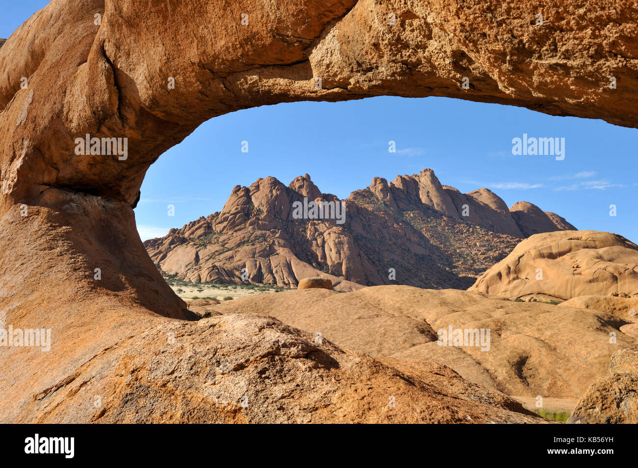 Namibia, Erongo, Damaraland, Namib desert, Spitzkoppe or Spitzkop (1784 m) Stock Photo