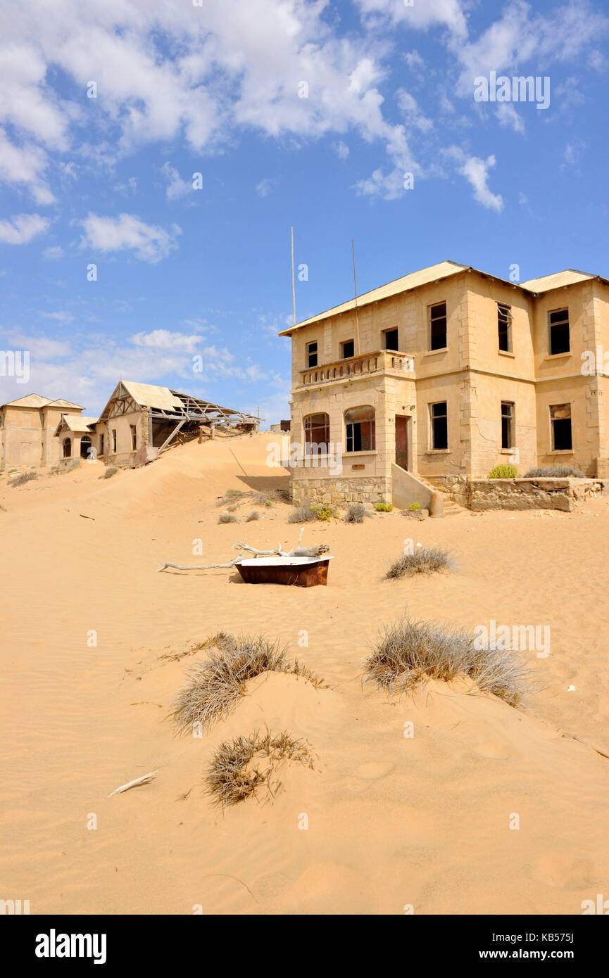 Namibia, Karas, Luderitz, Ghost town of Kolmanskop or Kolmannskuppe Stock Photo