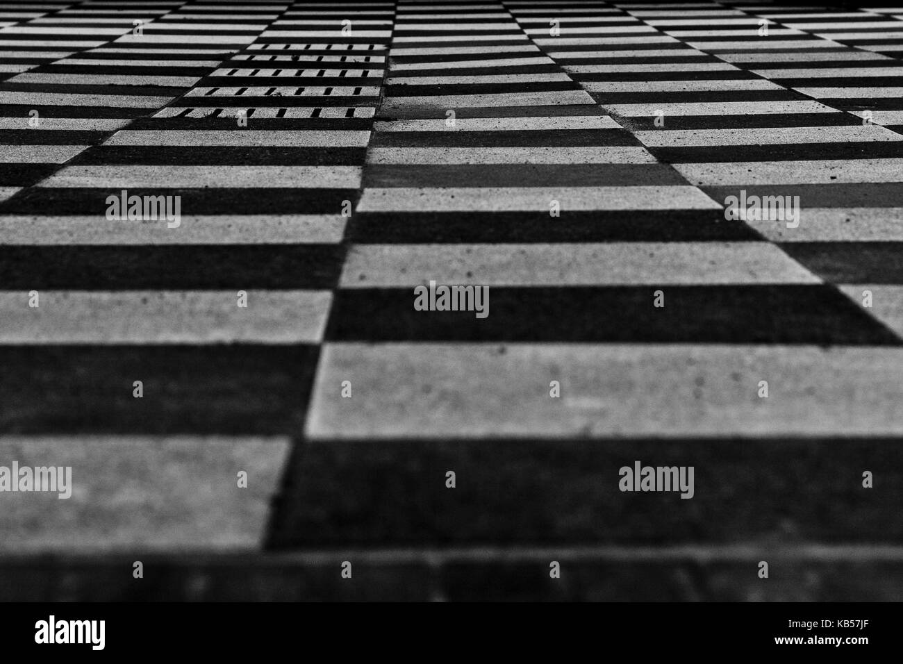Patterned floor, close-up Stock Photo