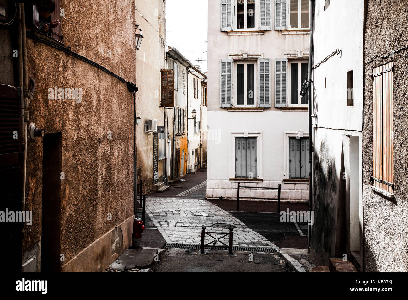 Medieval village of Les Arcs sur Argens, medieval district of Parage France Europe Stock Photo