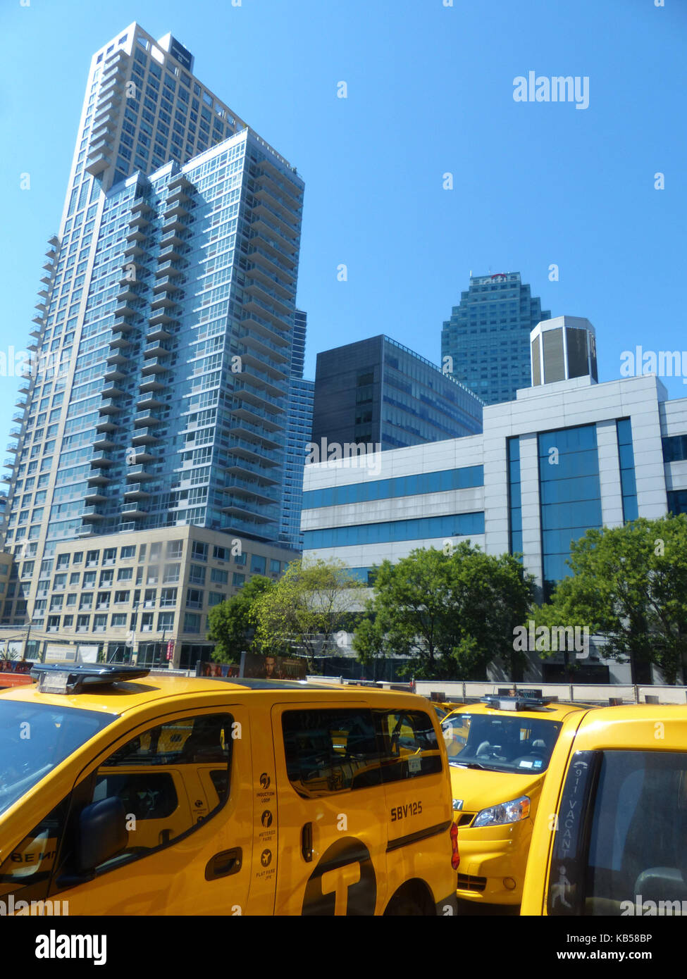 New York, Queens, Long Island City apartment construction boom Stock Photo