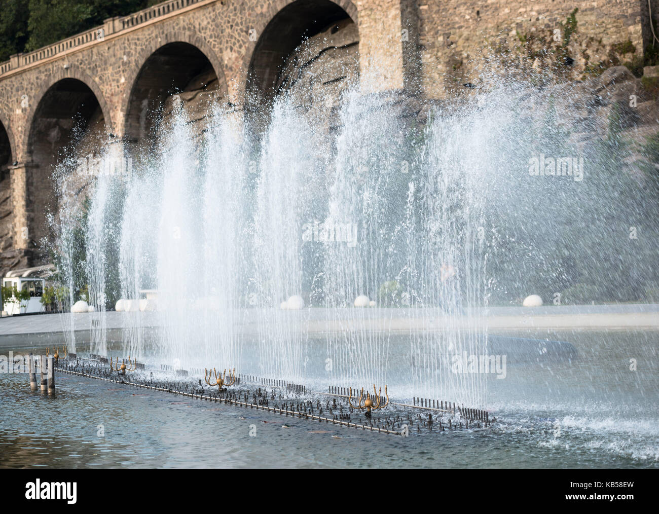 Georgia, Tbilisi, fountain, park Stock Photo