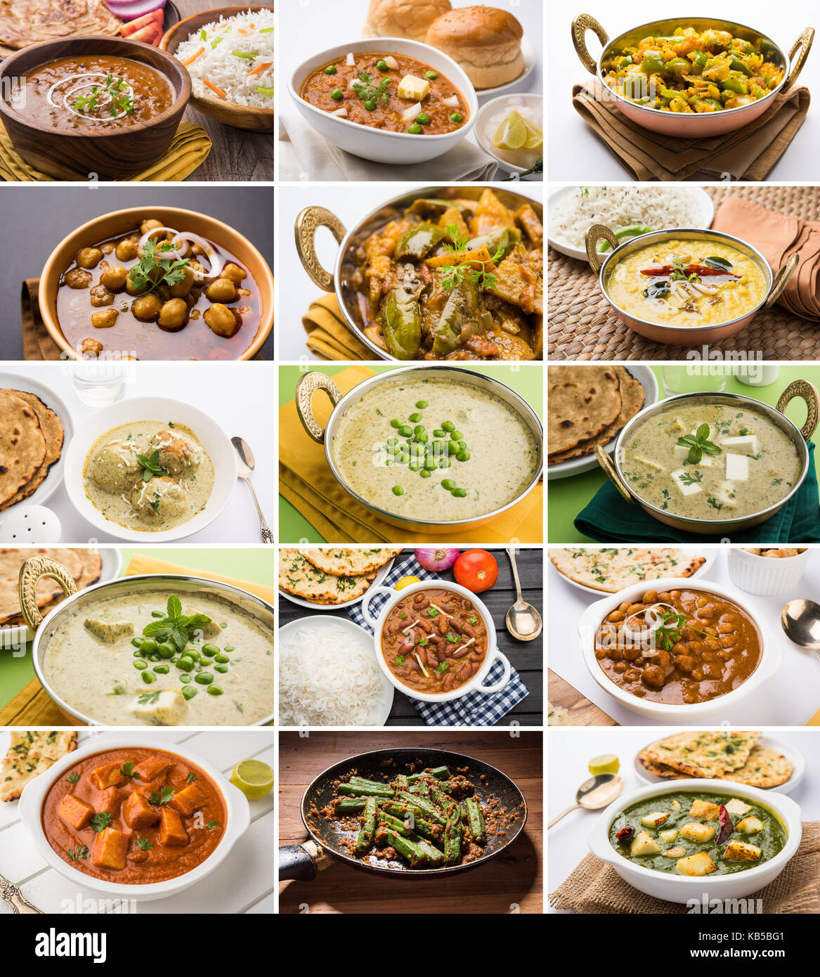 Stock Photo Of Collage Of Indian Popular Main Course Vegetable Recipe stock-photo-of-collage-of-indian-popular-main-course-vegetable-recipe