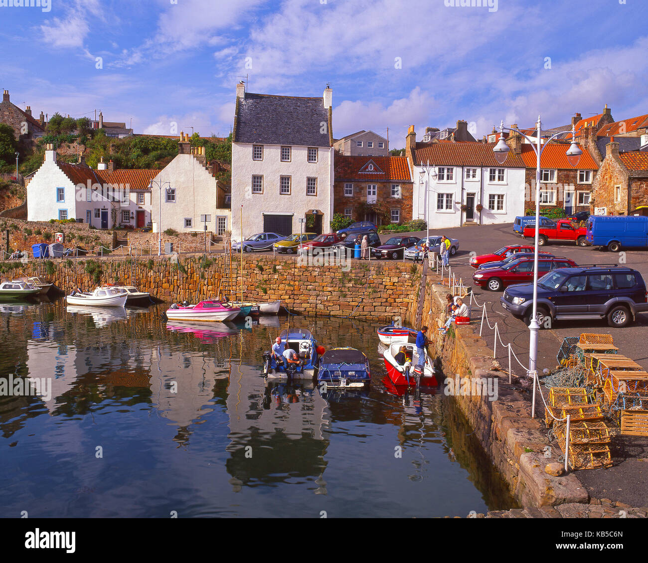 Crail Harbour, East Neuk of Fife Stock Photo Alamy