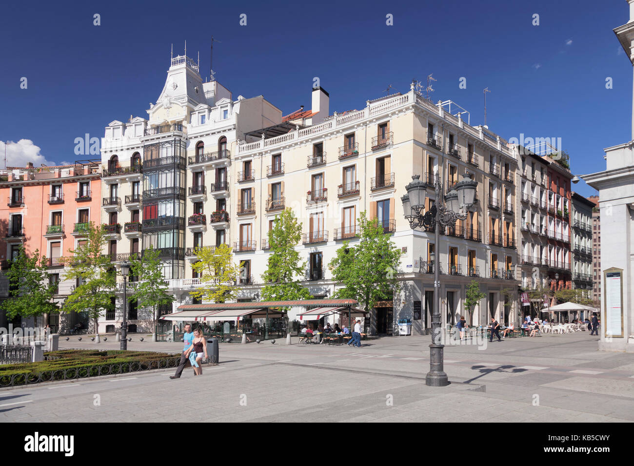 Plaza de Oriente, Madrid, Spain, Europe Stock Photo