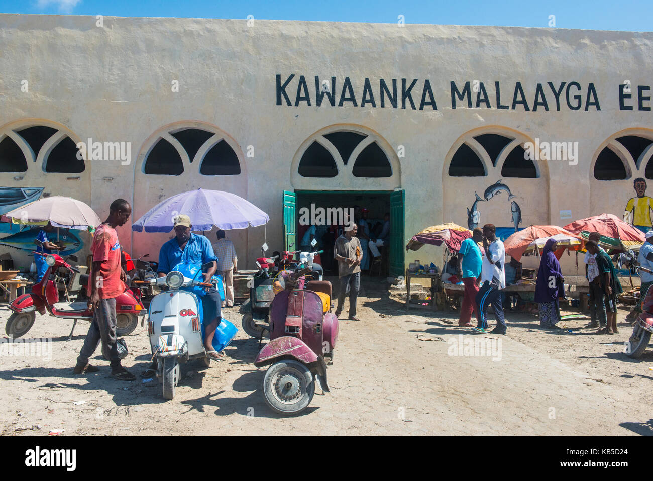 The Fishmarket in Mogadishu, Somalia, Africa Stock Photo