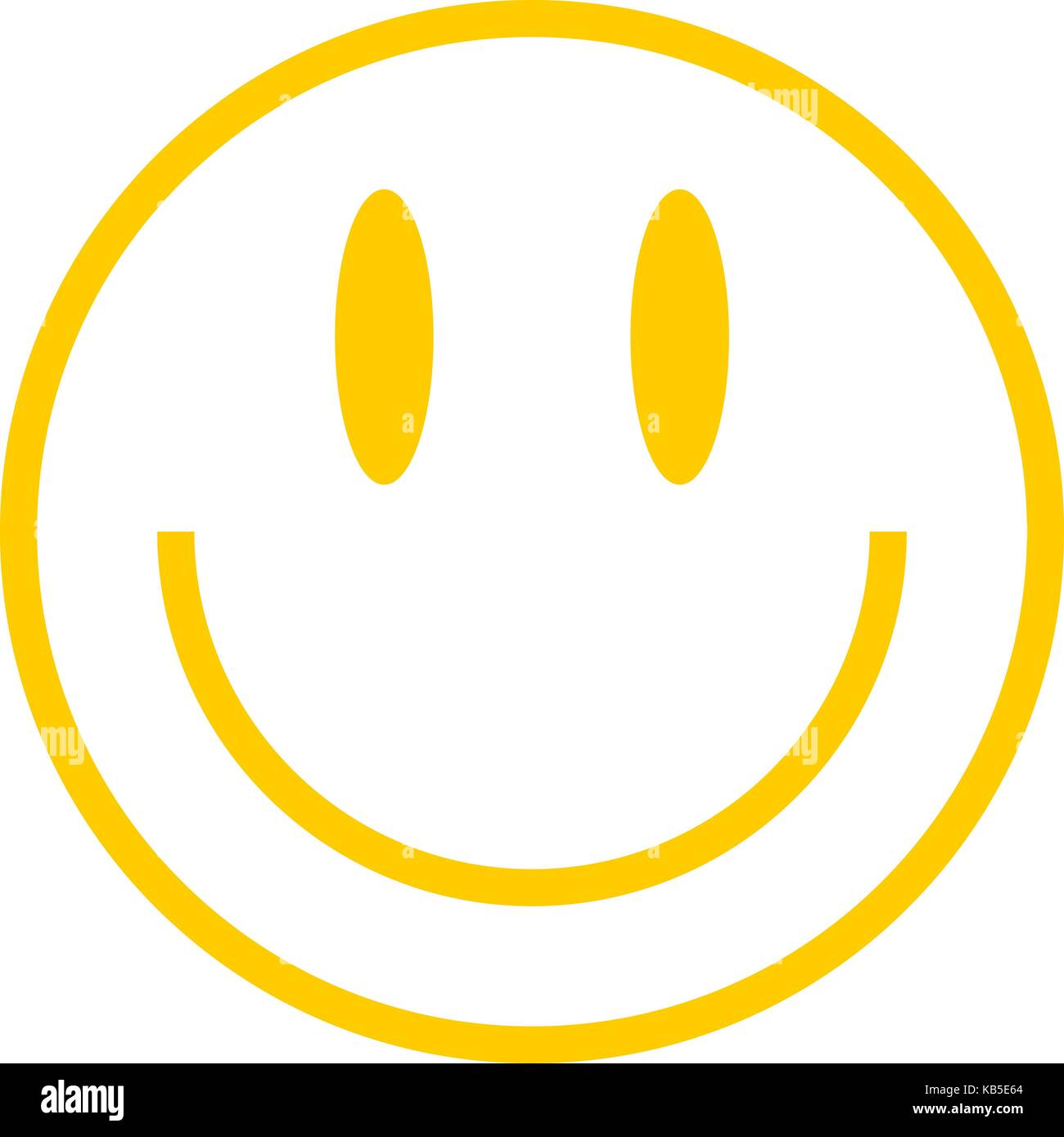 Use it in all your designs. Smiley happy smiling face emoticon icon in ...