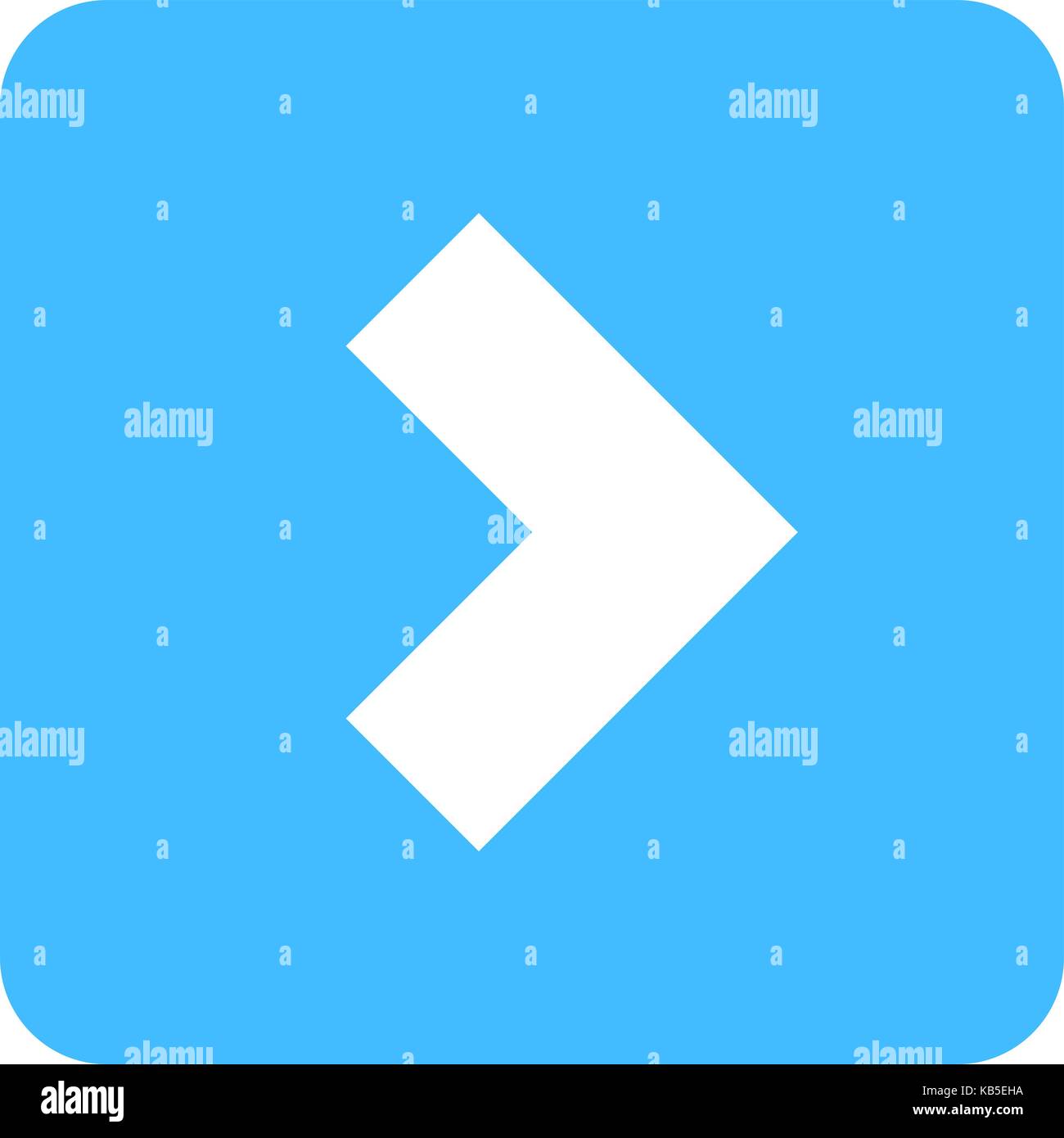 Use it in all your designs. Arrow sign in square icon created in flat ...