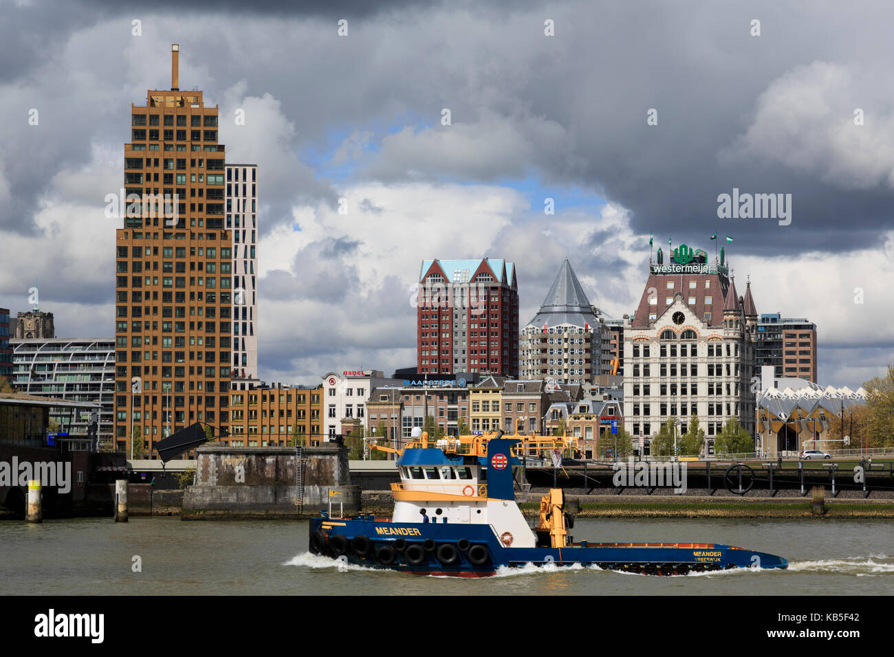 Old Port District, Rotterdam, South Holland, Netherlands, Europe Stock Photo