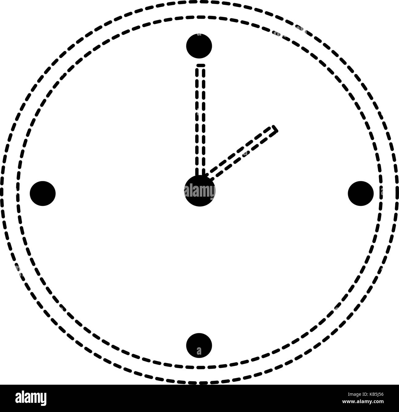time clock isolated icon vector illustration design Stock Vector Image ...