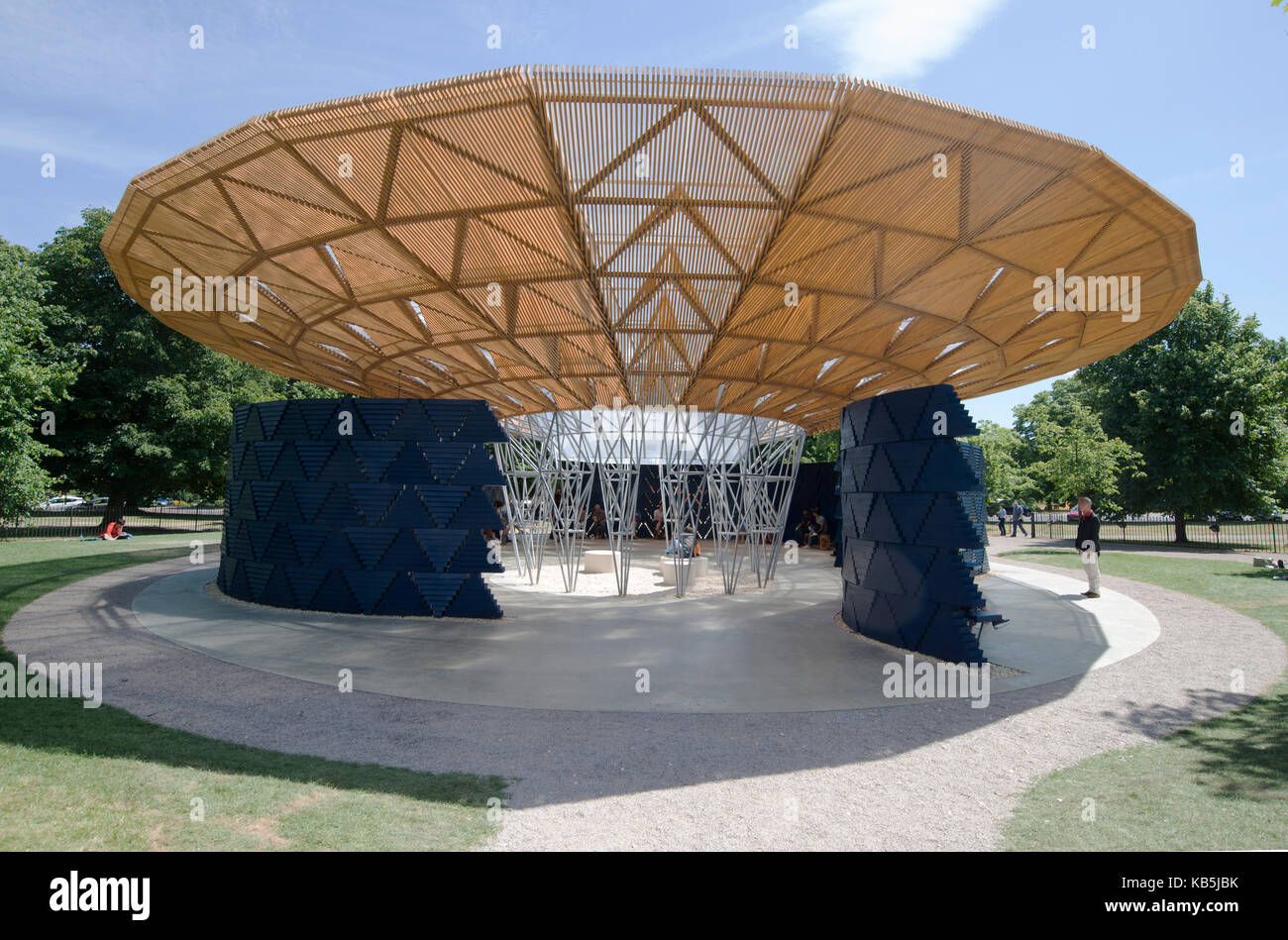 The 2017 Serpentine Gallery Pavilion, designed by Francis Kere, London