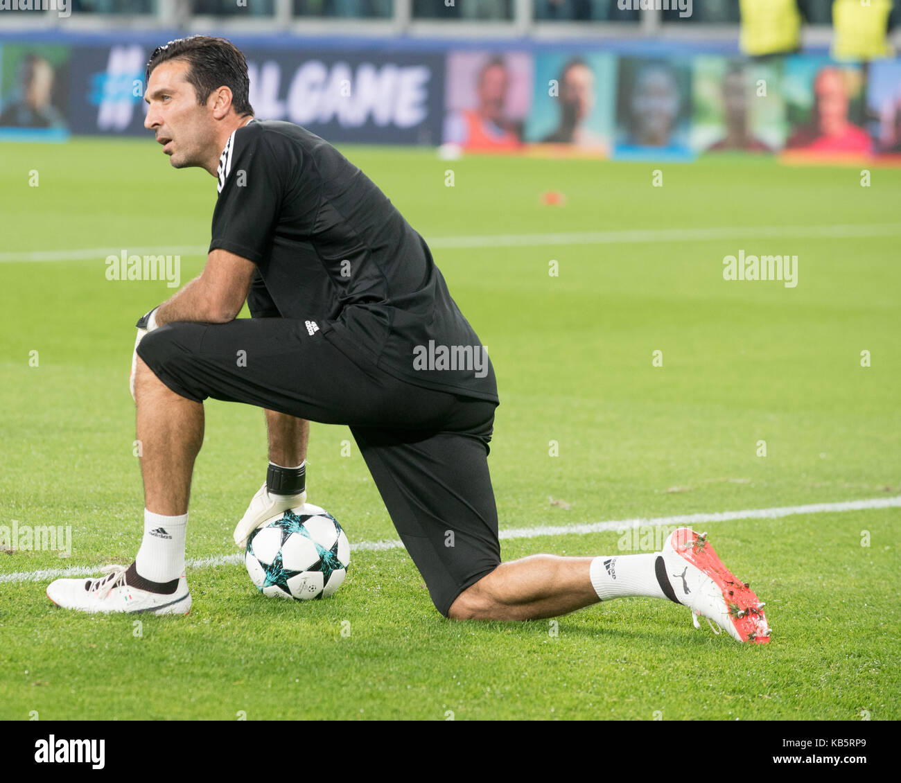 Gianluigi Buffon during the Champions League match Juventus fc vs Olympiacos Fc Stock Photo Alamy Gianluigi Buffon during the Champions League match Juventus fc vs Olympiacos Fc Stock Photo Alamy