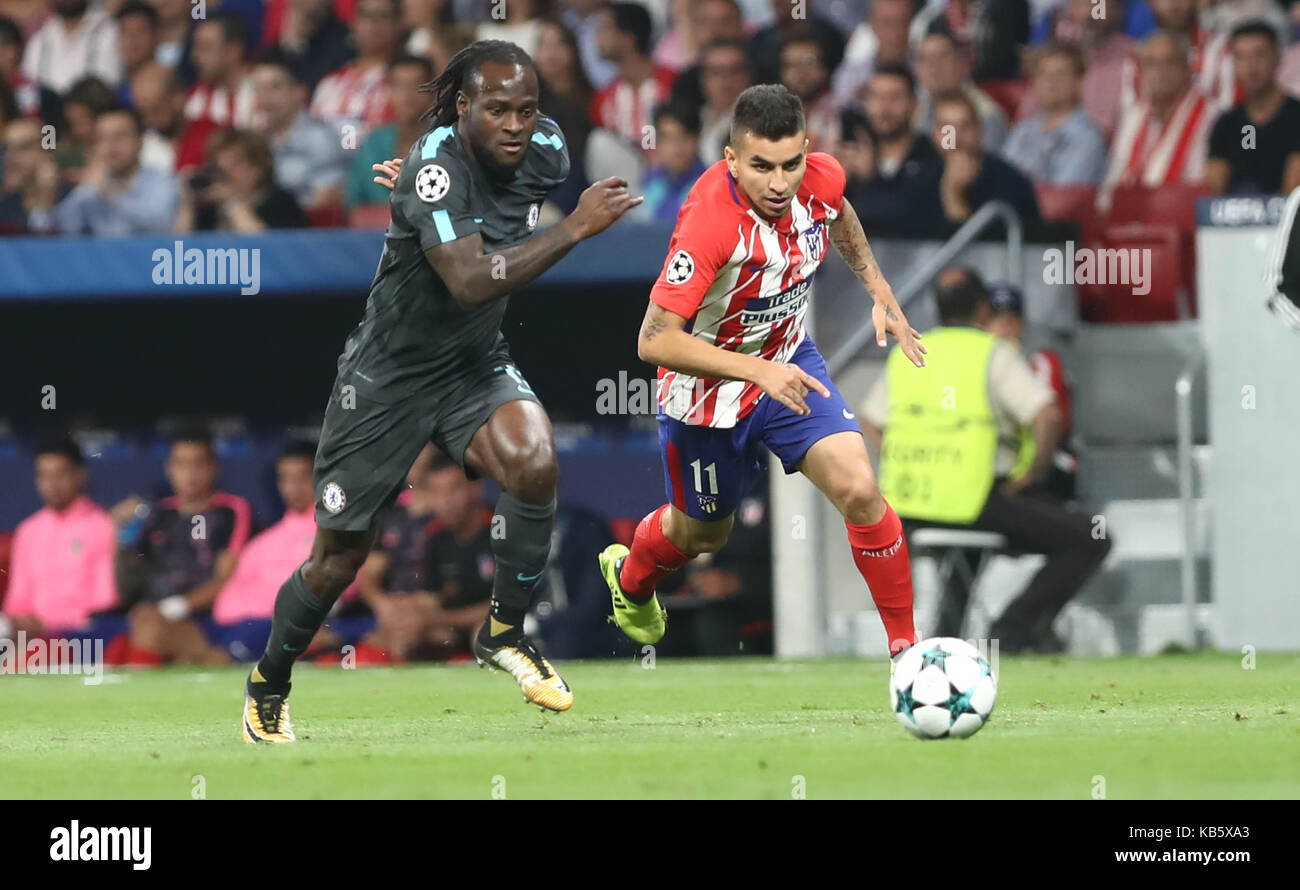 Madrid Spain 27th Sep 2017 Victor Moses Chelsea Fc In Action Stock Photo Alamy