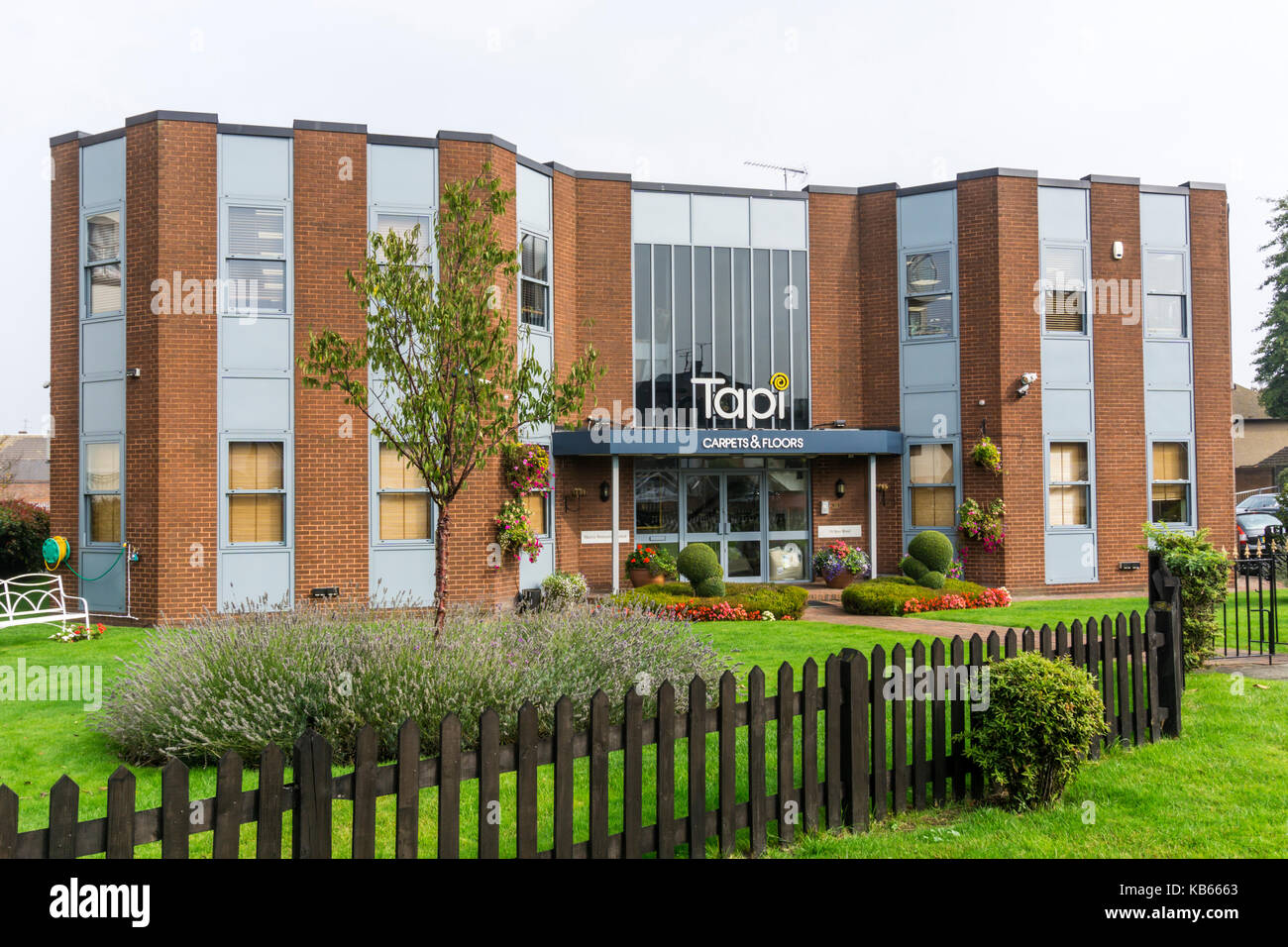 The showroom of Tapi Carpets & Floors in Orpington, Kent. Stock Photo