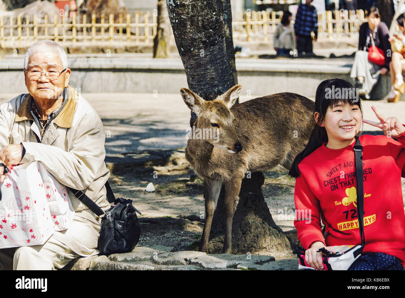 Japanese Granny And Young Men