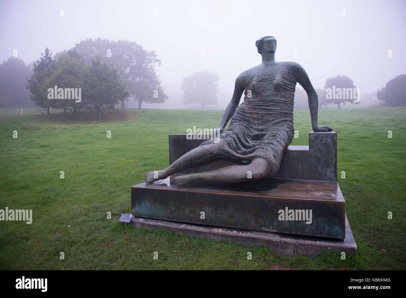 Henry Moore S Draped Seated Woman On Her Final Day At Yorkshire
