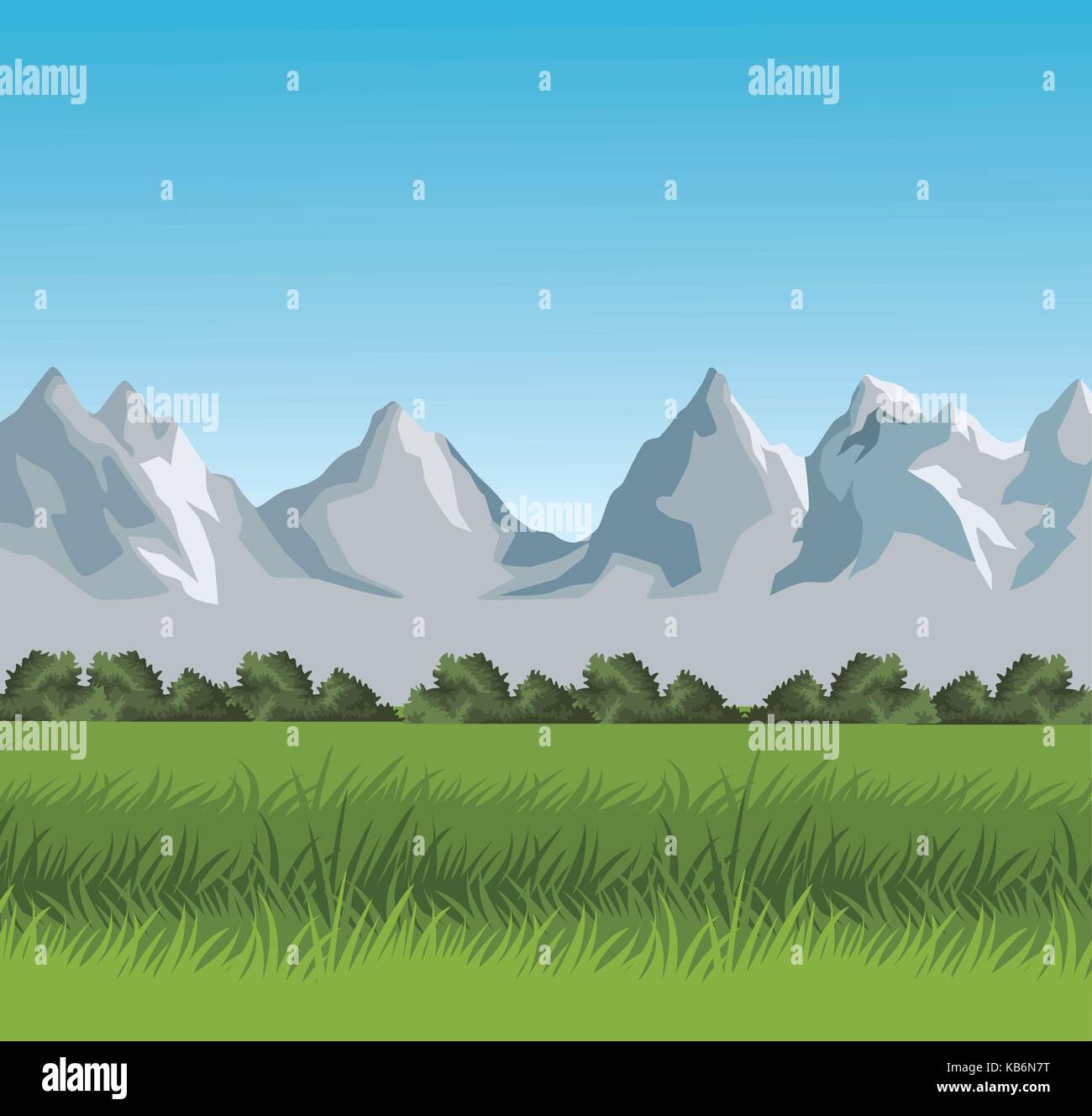 Beautiful landscape view Stock Vector Image & Art - Alamy